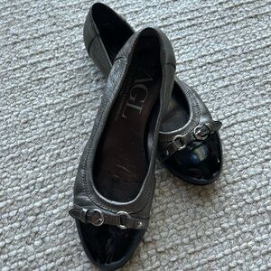 AGL Attilio Giusti Leombruni Ballet Flat Cap Toe size 40